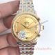 AAA Swiss Replica Omega De Ville Watches with Gold Roman Dial Two Tone Stainless Steel Band (8)_th.jpg